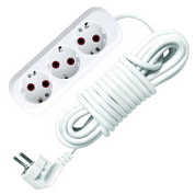 картинка Удлинитель 5м 3 гнезда с заземлением Universal от интернет-магазина К1-СТРОЙ
