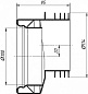 Эксцентриковая манжета для унитаза, W0410 АНИ ПЛАСТ