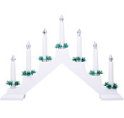 картинка Светильник горка рождественская 7 свечей NEON белый Neon-Night от интернет-магазина К1-СТРОЙ