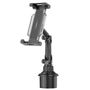 картинка Держатель автомобильный для планшета/телефона, с креплением в подстаканник, черный ET-EH279 Earldom от интернет-магазина К1-СТРОЙ