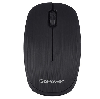 картинка Мышь беспроводная черный GPM02 GoPower от интернет-магазина К1-СТРОЙ