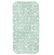 картинка Коврик для ванной "Паутинка" 35х72 см (с присосками) дымчато-зелёный 6916-smokygreen Вилина от интернет-магазина К1-СТРОЙ