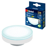 картинка Лампа светодиодная матовая. Белый свет 4000K LED-GX53-10W-NW-GX53-FR PLZ01WH Uniel от интернет-магазина К1-СТРОЙ