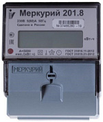 картинка Электросчетчик однотарифный ЖКИ Меркурий 201.8 5-80А/220В от интернет-магазина К1-СТРОЙ