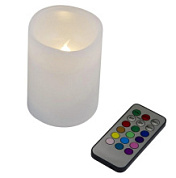 картинка Фигура светодиодная Uniel «Свеча» ULD-F052 RGB RC CANDLE 7,5х10 см от интернет-магазина К1-СТРОЙ