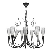 картинка 711097*** (SD1105/9)  Люстра AEREO 9х25W G9 BLACK (в комплекте) от интернет-магазина К1-СТРОЙ