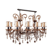 картинка 715117 (MD800006-10+1) Люстра NATIVO 11x40W E14 КОНЬЯК/ЧЕРНЫЙ ХРОМ/БЕЖЕВЫЙ (в комплекте) от интернет-магазина К1-СТРОЙ