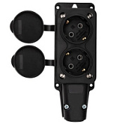 картинка Удлинитель каучук 5м 2гнезда с заземлением 16А IP54 Электро от интернет-магазина К1-СТРОЙ