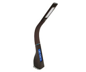 картинка Светильник настольный сенсорный KD-817 C10 LED 6w коричневый часы термометр Camelion от интернет-магазина К1-СТРОЙ