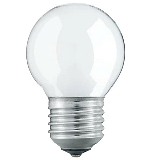 картинка Лампа накаливания шар матовая 25Вт Е27 PHILIPS от интернет-магазина К1-СТРОЙ