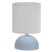 картинка Светильник настольный декоративный под лампу Е14 40W, механический выключатель, синий UML-B302 E14 BLUE Uniel от интернет-магазина К1-СТРОЙ