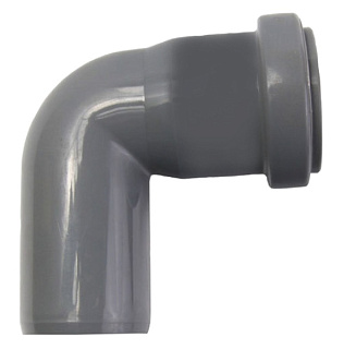 картинка Отвод канализационный внутренняя 40 х 90 ПП WaterMark от интернет-магазина К1-СТРОЙ