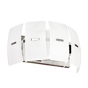 картинка 801626*** (MB2050-2W) Бра LAMELLA 2х40W E14 ХРОМ/БЕЛЫЙ (в комплекте) от интернет-магазина К1-СТРОЙ