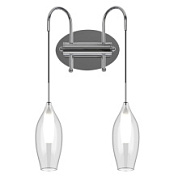 картинка Бра PENTOLA 2х25W G9, хром/прозрачный (Lightstar) от интернет-магазина К1-СТРОЙ