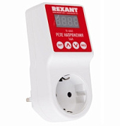 картинка Реле напряжения «вилка-розетка» c дисплеем 16А 10-6040 REXANT от интернет-магазина К1-СТРОЙ