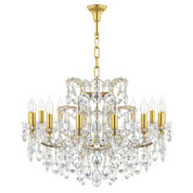 картинка 775153*** (MD100008-14+1) Люстра подвесная CHAMPA 15х60W E14 ЗОЛОТО (в комплекте) от интернет-магазина К1-СТРОЙ
