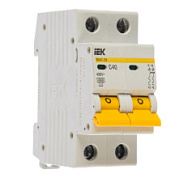 картинка Автоматический выключатель ВА47-29 2Р 40А С ИЭК от интернет-магазина К1-СТРОЙ