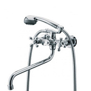 картинка Смеситель KAISER Carlson Style ванна крест керамика (кер/переключатель), 44255 от интернет-магазина К1-СТРОЙ