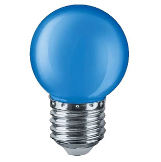 картинка Лампа накаливания шар E27 15w синий General Electric от интернет-магазина К1-СТРОЙ