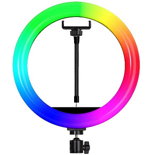 картинка Кольцевая лампа для селфи с зеркалом RGB 115mm от интернет-магазина К1-СТРОЙ