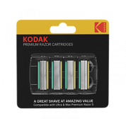 картинка Сменные кассеты для бритья 30421981 Premium 5 лезвий 4 штуки для станка Prem Razor 5 Kodak  от интернет-магазина К1-СТРОЙ