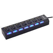 картинка Универсальный разветвитель JC701 USB2.0 HUB 7 портов от интернет-магазина К1-СТРОЙ