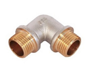 картинка Уголок 3/4" ш/ш (ник.) с ограничителем, Wm*L3/4М*3/4М WaterMark от интернет-магазина К1-СТРОЙ