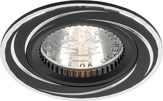 картинка Светильник встраиваемый MR16 G5.3 черный , GS-M361 от интернет-магазина К1-СТРОЙ