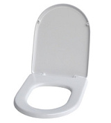 картинка Сидение Алькор с крышкой полипропилен, петли пластик, для унитаза, WH302198 Santek от интернет-магазина К1-СТРОЙ