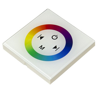 картинка Контроллер RGB сенсорная панель 12А белый ТМ08 от интернет-магазина К1-СТРОЙ