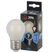 картинка Лампа светодиодная филаментная F-LED P45-7w-840-E27 frost ЭРА от интернет-магазина К1-СТРОЙ