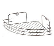 картинка Полка для ванной угловая, 19*19*6 см хром. 1/24 W2672С-1 РЫЖИЙ КОТ от интернет-магазина К1-СТРОЙ