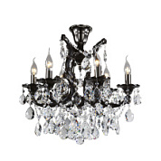 картинка Люстра подвесная Osgona CHAMPA NERO 879067, 6E14, хром от интернет-магазина К1-СТРОЙ