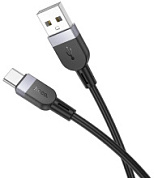 картинка Кабель USB 2м Type-C силикон чёрный X109 HOCO от интернет-магазина К1-СТРОЙ