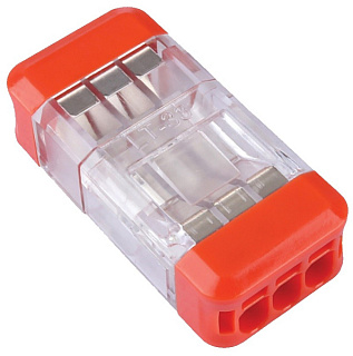 картинка Клемма разъемная монтажная 3-проводная LD700-413 39879 STEKKER от интернет-магазина К1-СТРОЙ