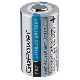 картинка Батарейка CR2 BL1 Lithium 3V GoPower от интернет-магазина К1-СТРОЙ