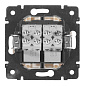Розетка телефонная 2-ая 2xRJ11 белый 774439 Legrand Valena