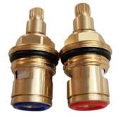 картинка Кран-букса керамика 1/2" для смес. серии 58/51/69 20 шлиц, 58К KAISER от интернет-магазина К1-СТРОЙ
