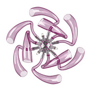 картинка Бра настенное Lightstar STELLA LED 6х6W G9, фиолетовый от интернет-магазина К1-СТРОЙ