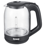 картинка Чайник электрический "ЯРОМИР" ЯР-1050, 2000 Вт, 1.8 л, черный от интернет-магазина К1-СТРОЙ