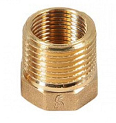 картинка Футорка 1 х 1/2" (латунь), KS-F1012 Kaiser от интернет-магазина К1-СТРОЙ