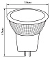 Лампа светодиодная, 1W 6500K 220v MR11 LB-27 Feron