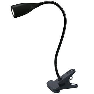 картинка Настольный светильник прищепка 30см черный ECOLA от интернет-магазина К1-СТРОЙ