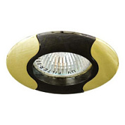 картинка Светильник встраиваемый Feron 020T-MR16 потолочный MR16 G5.3 черное-золото от интернет-магазина К1-СТРОЙ