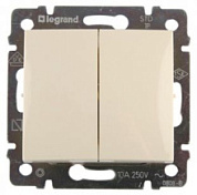 картинка Переключатель 2-клавишный проходной слоновая кость 774308 Legrand Valena от интернет-магазина К1-СТРОЙ