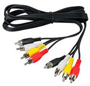 картинка Шнур 4х4 RCA (тюльпан) 1м (FD-5026) REXANT от интернет-магазина К1-СТРОЙ