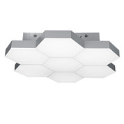 картинка 750074 (MX13003032-7А) Люстра потол FAVO LED-35W 1680LM Silver 4000K (в комплекте) от интернет-магазина К1-СТРОЙ