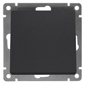 картинка Выключатель 1-клавишный 10А графит A0021-Gr Universal Афина от интернет-магазина К1-СТРОЙ