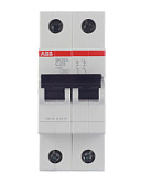 картинка Автоматический выключатель 2-полюсный SH202L 2P C 20А 4,5kA ABB от интернет-магазина К1-СТРОЙ