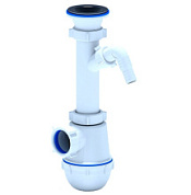 картинка Сифон 1 1/2*40 с отводом для стиральной машины, A1000 АНИ ПЛАСТ Грот от интернет-магазина К1-СТРОЙ